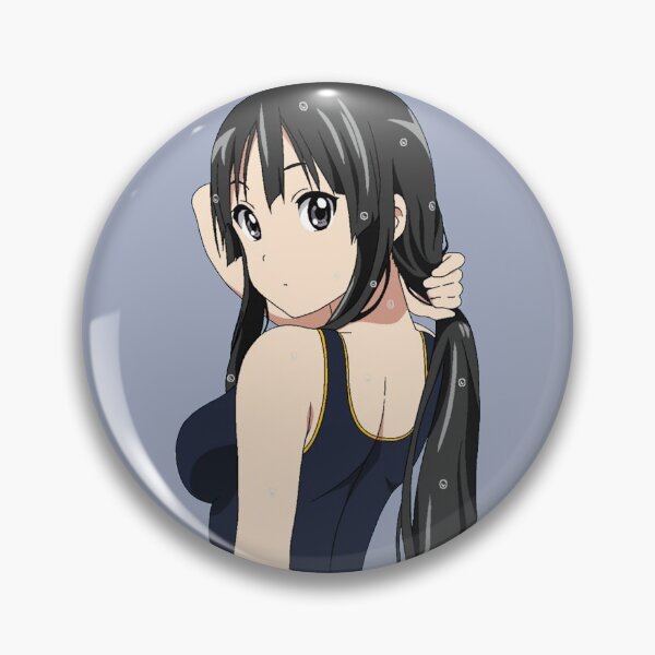 Item preview, akiyama mio bikini sticker or button designed and sold by ka798.