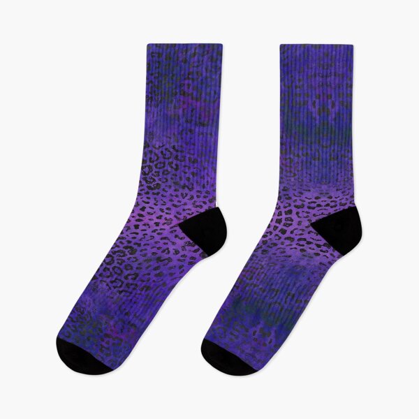 Item preview, Purple Leopard Art Print | Watercolor Animal Print Series designed and sold by AndreaHelmArt.