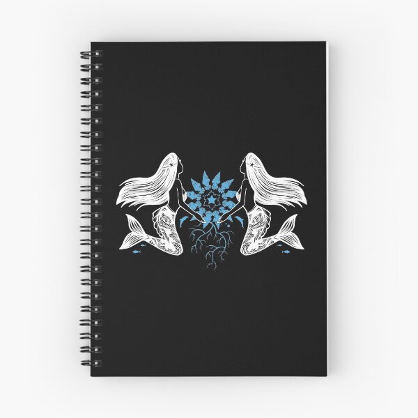 Item preview, Mermaid Twins Underwater Tribal Design with Shell Mandala designed and sold by ShaireProd.