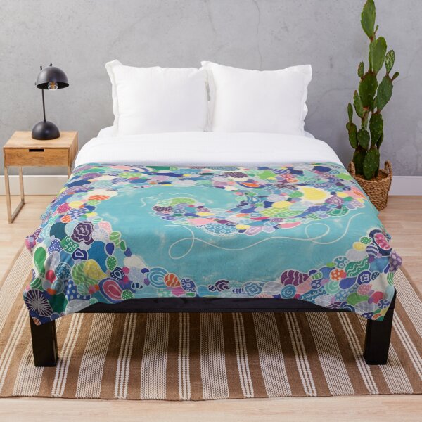 Swirling Medley Throw Blanket