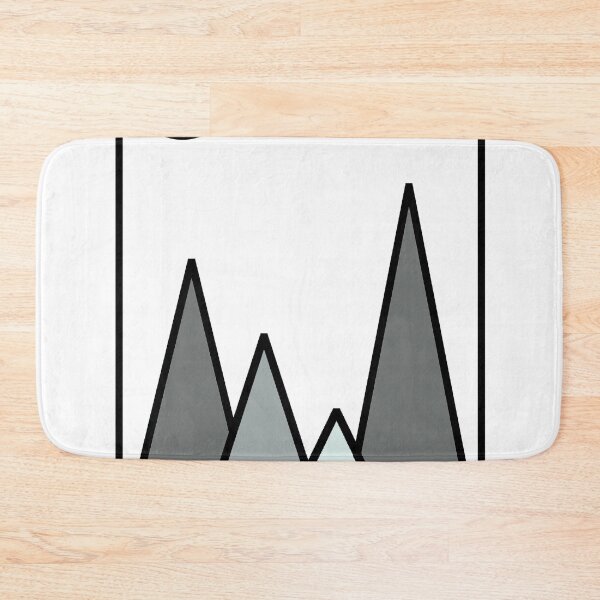 Item preview, Minimalist Mountain Tops without White Background designed and sold by Devin-FK.