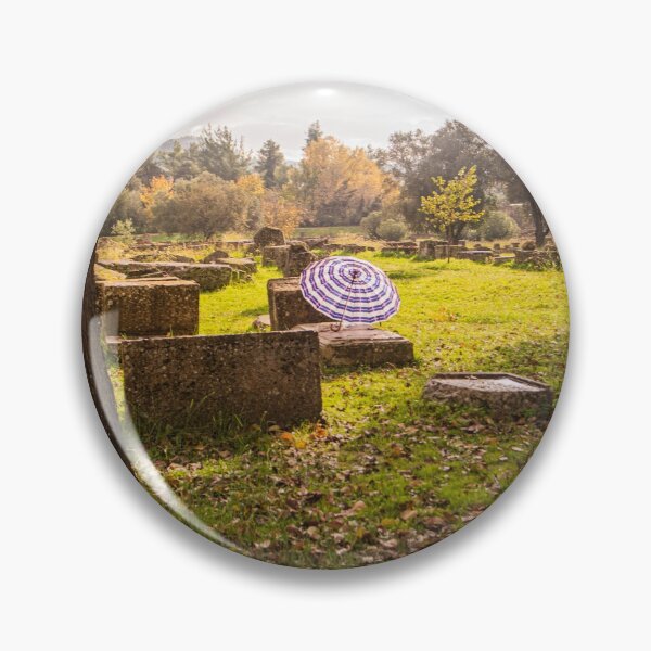 Item preview, Archaeological Site of Olympia with Umbrella designed and sold by KensLensDesigns.