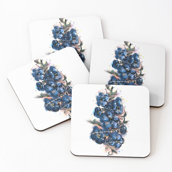 Item preview, Blue Flowers designed and sold by TheArtCrate.