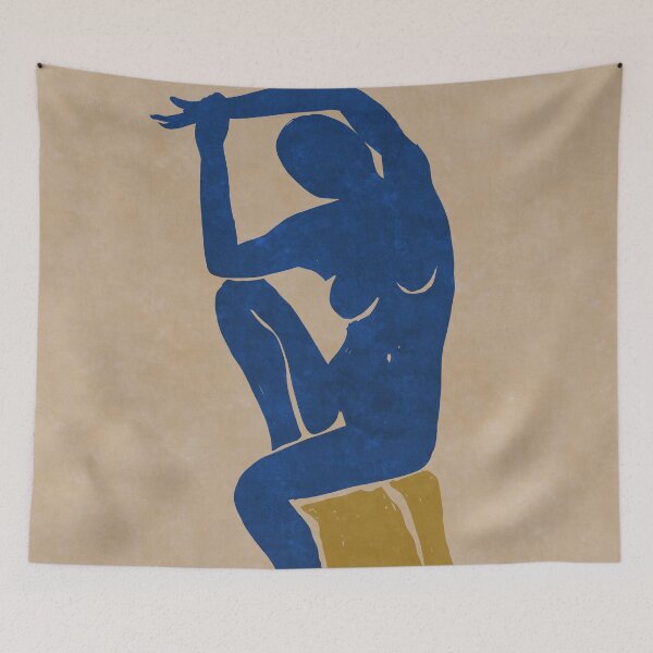 Aperçu de l'œuvre Femme nue bleue créée et vendue par abstracta.