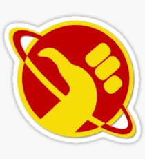 The Galactic Hitchhhiker Sticker