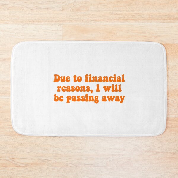 Item preview, Financial Passing Orange designed and sold by Hannah Marland.
