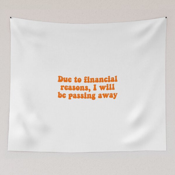 Item preview, Financial Passing Orange designed and sold by Hannah Marland.