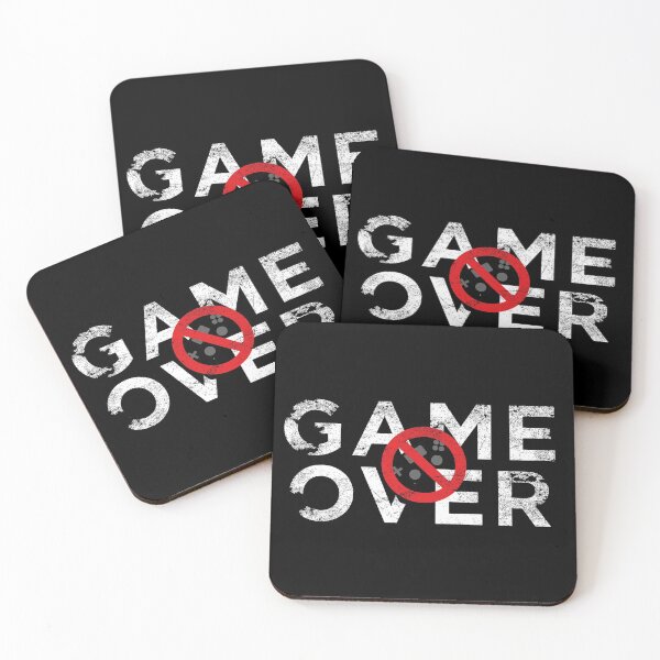 Item preview, Game Over designed and sold by aquastarstore.