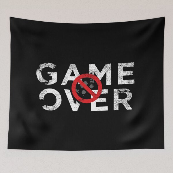 Item preview, Game Over designed and sold by aquastarstore.