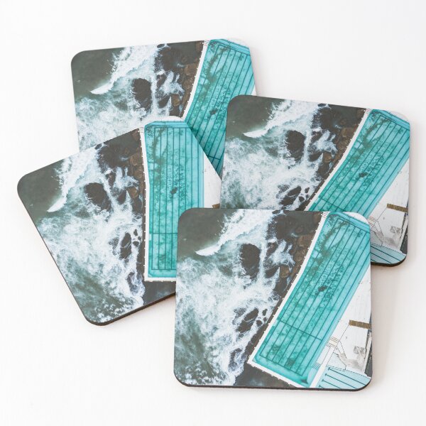 Item preview, Bondi Beach Pool (Bondi Icebergs) bird's eye view designed and sold by michieldros.