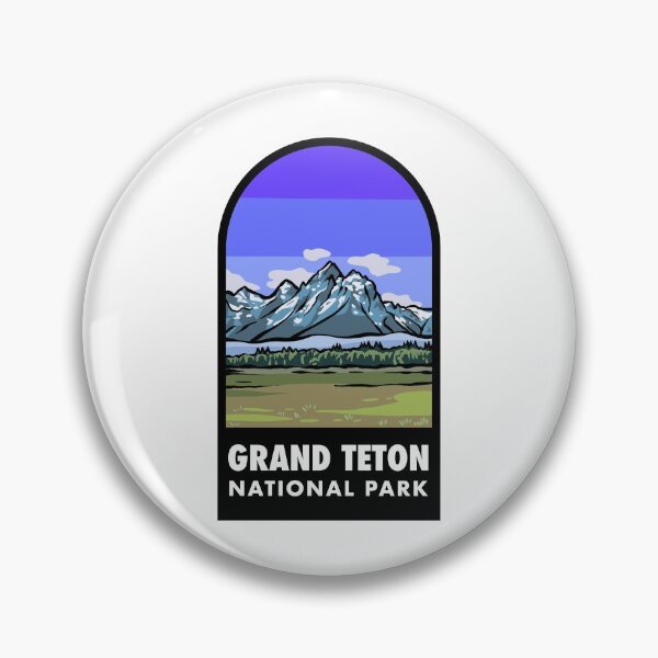 Item preview, Grand Teton National Park Badge designed and sold by HalpinDesign.