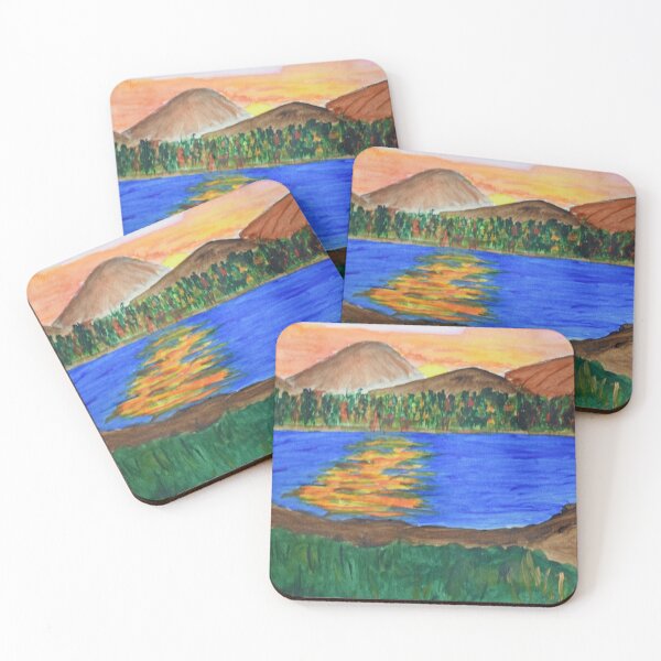 Item preview, Sunset on Mountain Lake designed and sold by lisavonbiela.