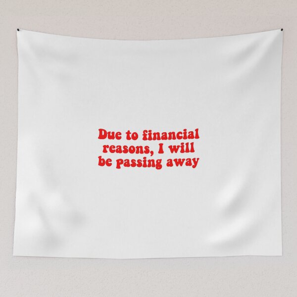 Item preview, Financial Passing Red designed and sold by Hannah Marland.