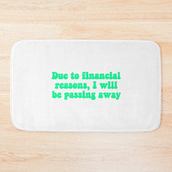 Item preview, Financial Passing teal designed and sold by Hannah Marland.