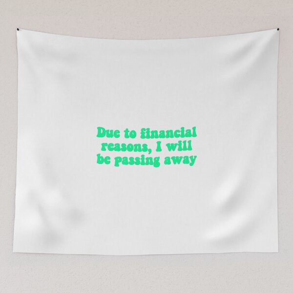 Item preview, Financial Passing teal designed and sold by Hannah Marland.