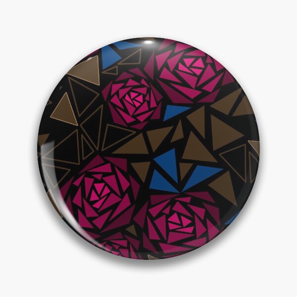 Item preview, Geometric pattern . Crystals .Roses . designed and sold by fuzzyfox.