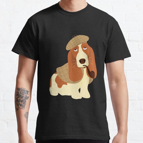 Artikel-Vorschau von Sherlock Holmes Basset Hound, designt und verkauft von Lulupainting.