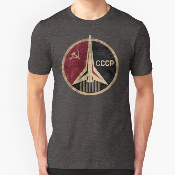 CCCP Rocket Emblem Slim Fit T-Shirt