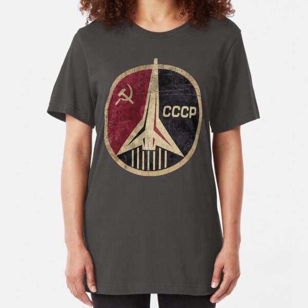 CCCP Rocket Emblem Slim Fit T-Shirt