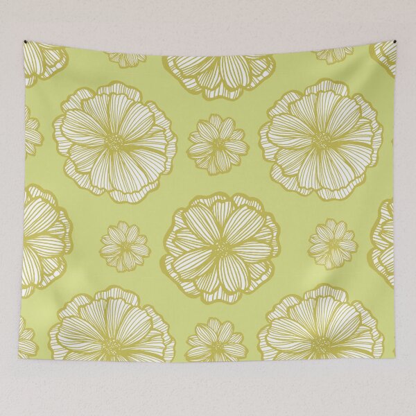 Item preview, Muted Vintage poppies designed and sold by Freewheeling.