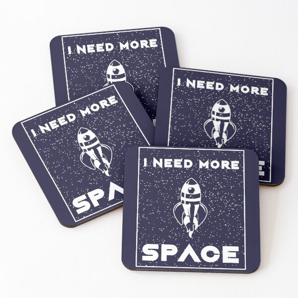 Item preview, I Need More Space Spaceship Stars Double Meaning Saying designed and sold by h44k0n.