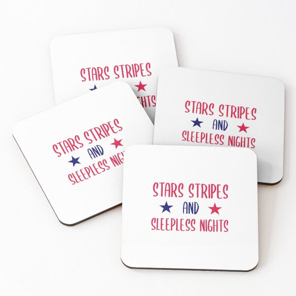 Item preview, Stars Stripes and Sleepless Nights : 4th of July Pregnancy Announcement | Stripes and Sleepless Nights  designed and sold by Chamssou.