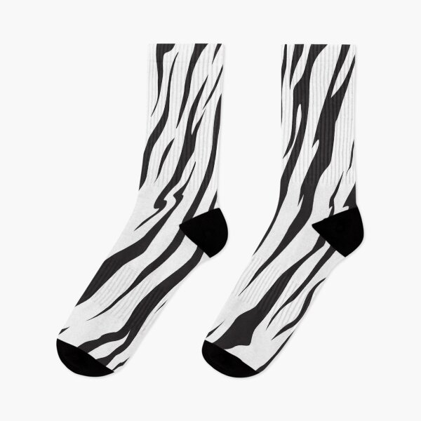 Item preview, White Black Tiger Stripes Cat Pattern Kitten Kittens Cats Kitty designed and sold by Draculaura2009.