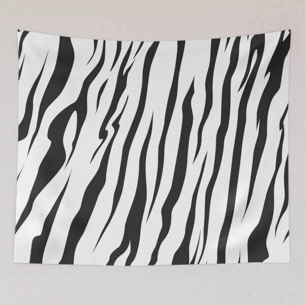 Item preview, White Black Tiger Stripes Cat Pattern Kitten Kittens Cats Kitty designed and sold by Draculaura2009.