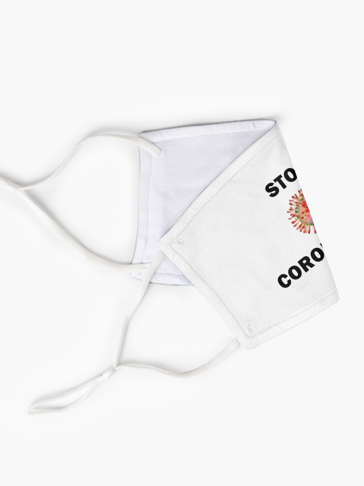 Alternate view of STOP CORONAVIRUS Mask