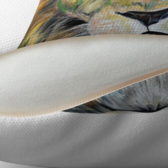 Alternate view of Strength & Courage Throw Pillow