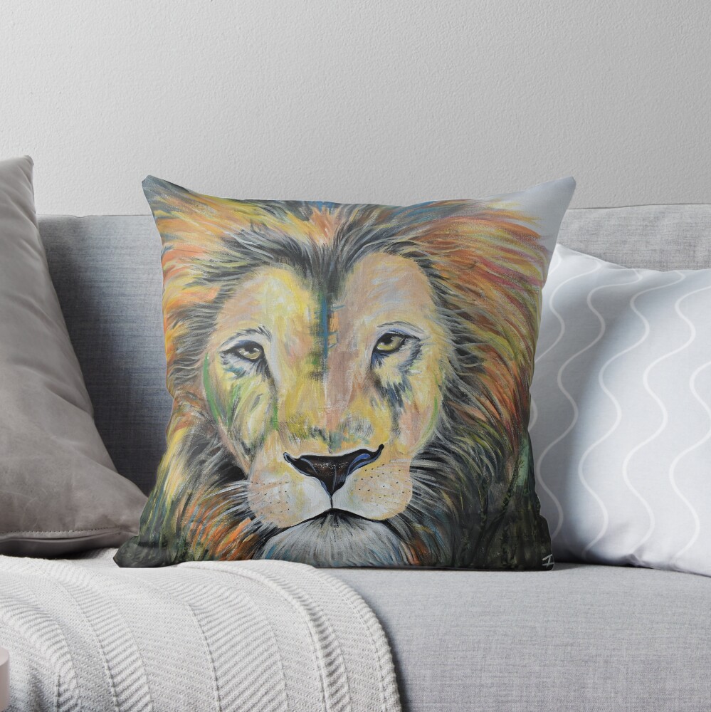 Strength & Courage Throw Pillow