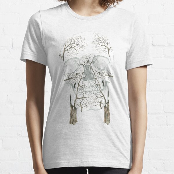 Winter Jacaranda Skull (no background) Essential T-Shirt