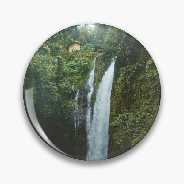 Item preview, WATERFALLS GREEN PATTERN designed and sold by VividThreadsDesignStudio.