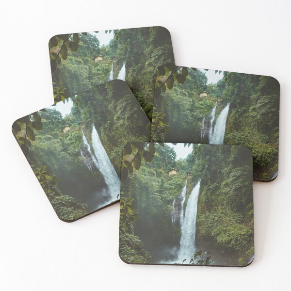 Item preview, WATERFALLS GREEN PATTERN designed and sold by VividThreadsDesignStudio.