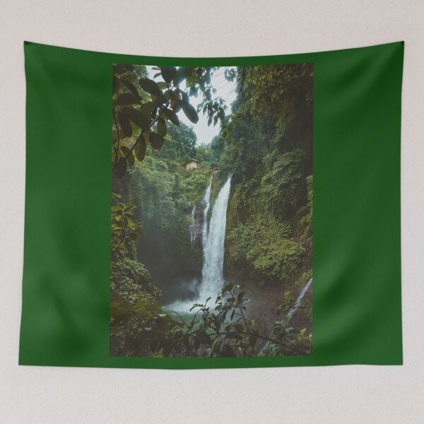 Item preview, WATERFALLS GREEN PATTERN designed and sold by VividThreadsDesignStudio.