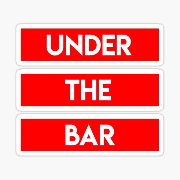 Item preview, Under The Bar Powerlifting designed and sold by jackknite.