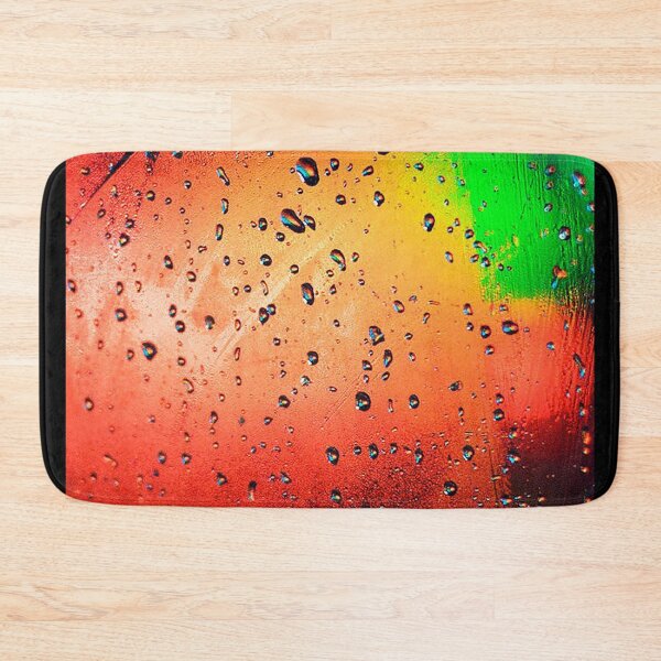 Item preview, Water drops on colored and black background designed and sold by philippe souvy.