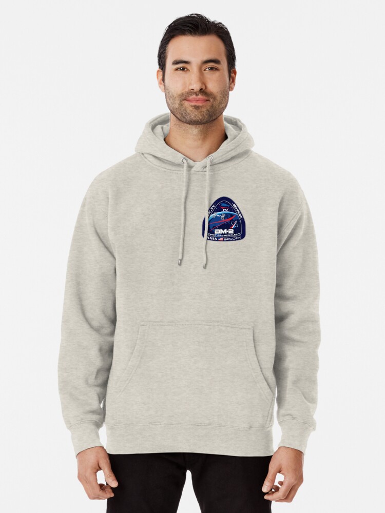 nasa patch pullover hoodie