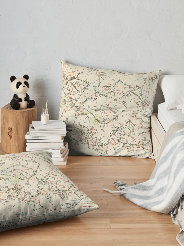 Alternate view of World Constellations Floor Pillow