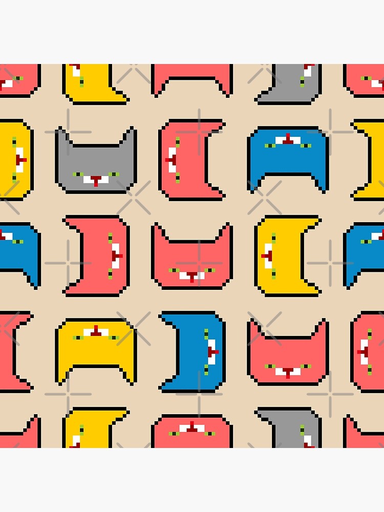 Cat Pixel Pattern