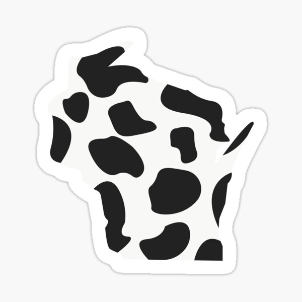 Wisco Cow Sticker