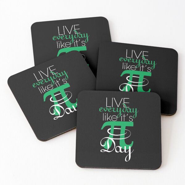 Item preview, Live Everyday Like It's Pi Day 3.14 Funny Math Science designed and sold by Tee Kaboom!.