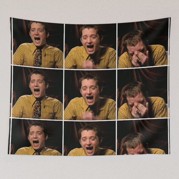 Item preview, elijah wood laughing designed and sold by its-ella.