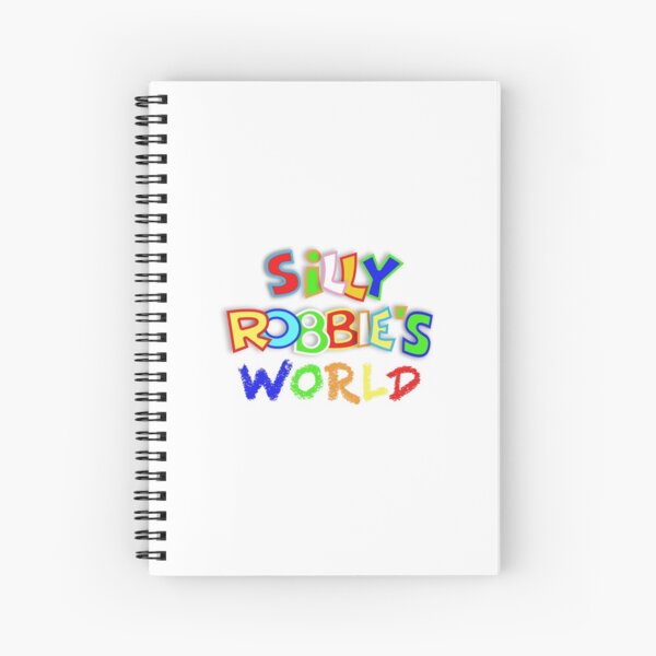 Silly Robbies World Logo  Spiral Notebook