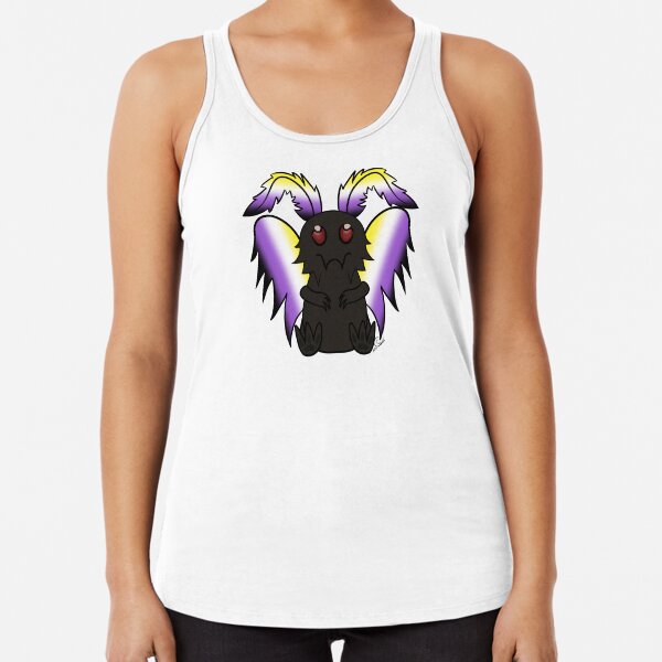 Mothman - Nonbinary Pride Racerback Tank Top