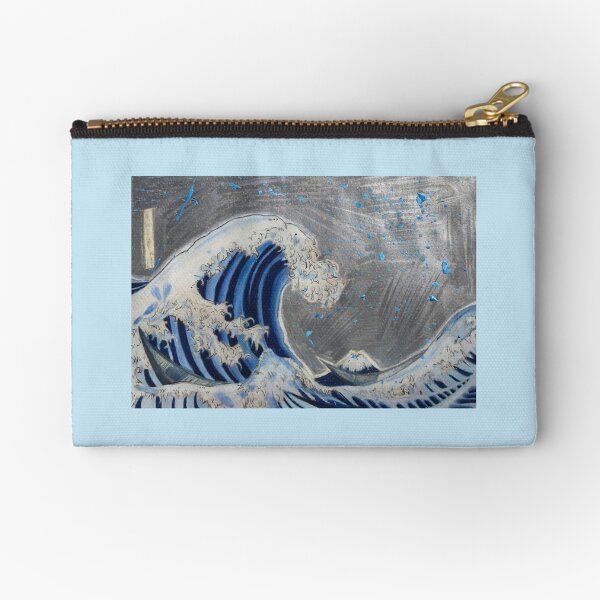 The wave Zipper Pouch