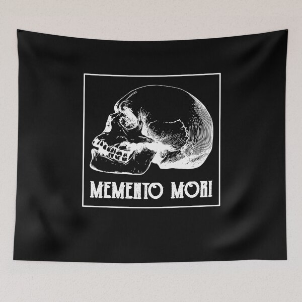 Item preview, Memento Mori Human Skull Remember Death Stoic Philosophy  designed and sold by h44k0n.