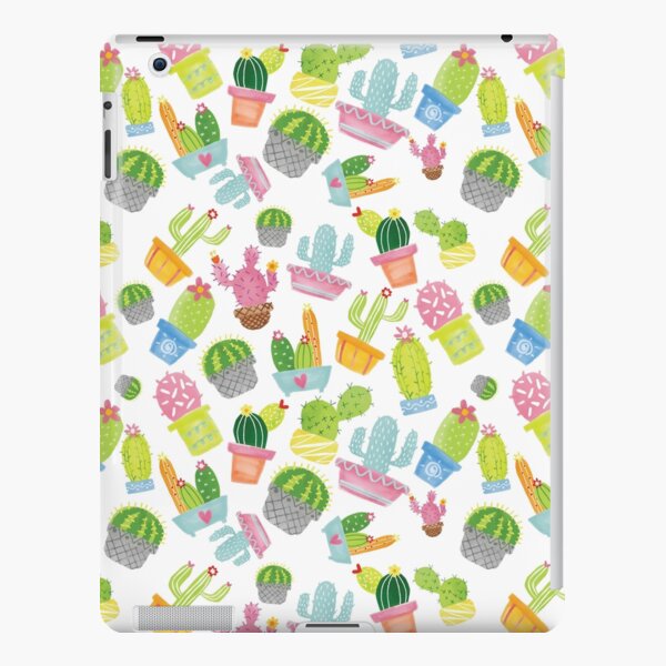 Cute Colorful Watercolor Cacti iPad Snap Case