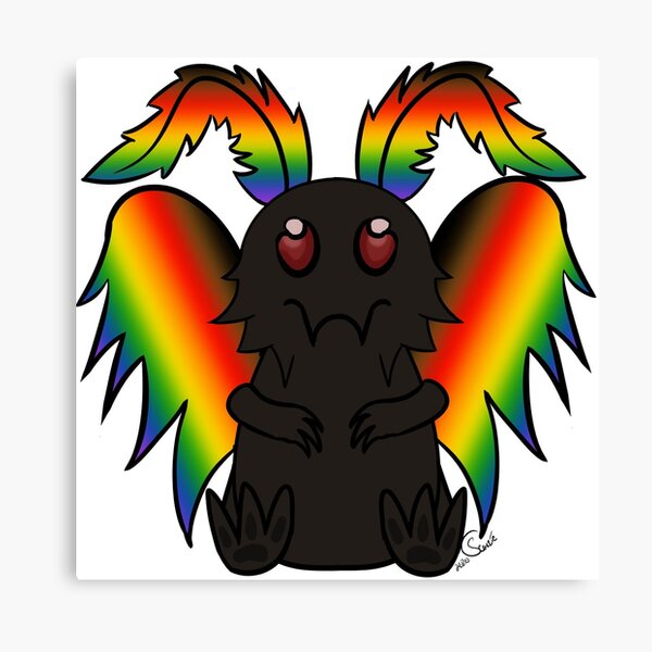 Mothman - Philadelphia Rainbow Pride Canvas Print