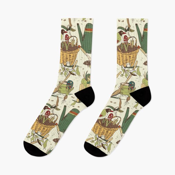 Item preview, Gardening Tools Pattern designed and sold by AnastasiaDesign.